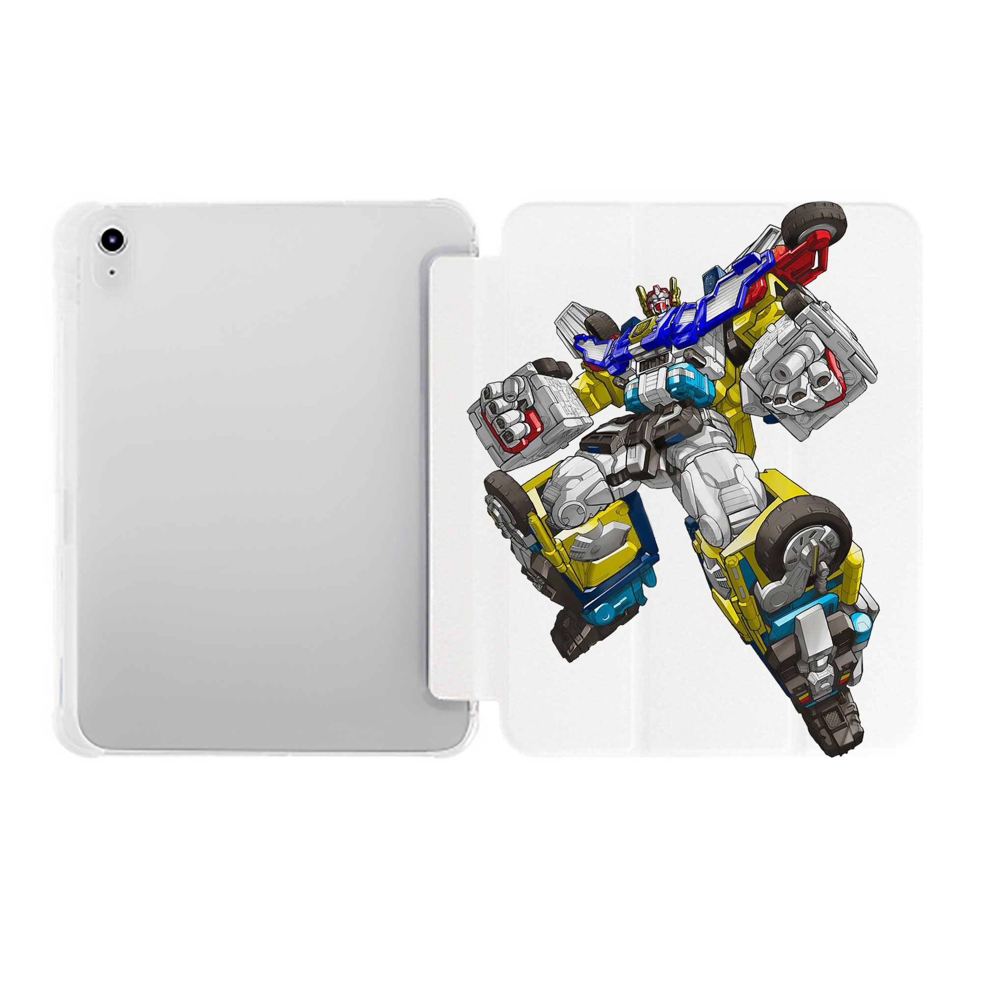 （画像用）  IPad ケース ペン収納付き 三つ折りスタンド PUレザー×シリコン 対応機種9.5/10.5/10.9インチ